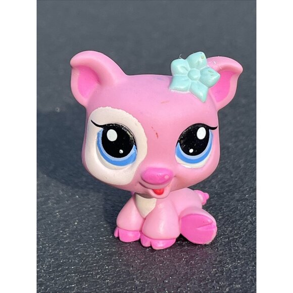 Littlest Pet Shop LPS Petriplets (only 2) Pig Piglets #1548 #1549 & Pig #2205 G2 - Picture 9 of 16